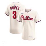 Bryce Harper Philadelphia Phillies Nike Alternate 2 Elite Jersey - Cream